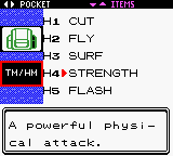 Screenshot of Pokémon Gold