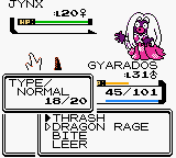Screenshot of Pokémon Gold